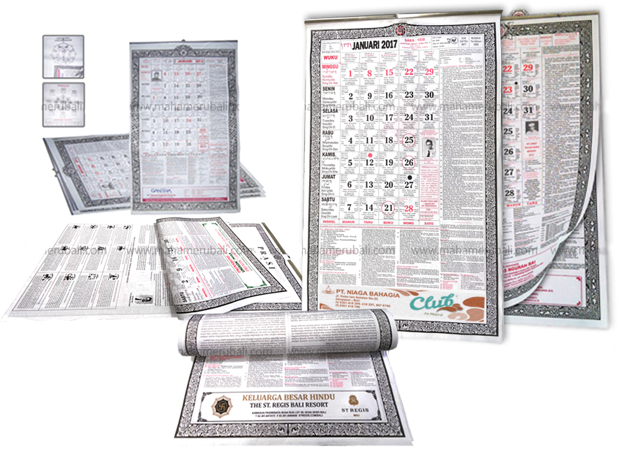 Balinese Calendar Printing 2020 In Bali For Your Business Promotion